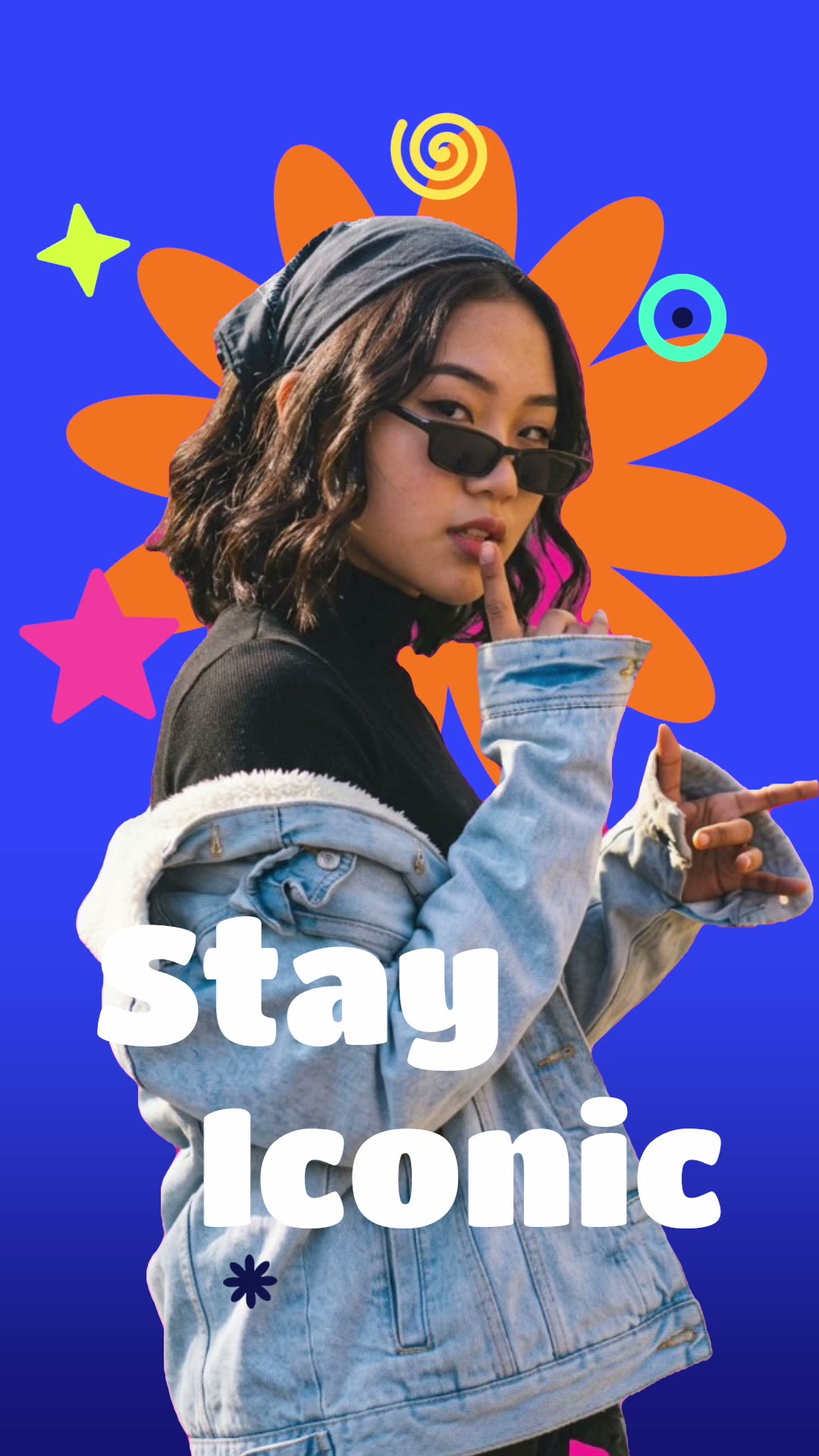 Stay iconic template in mangoroad: example frame